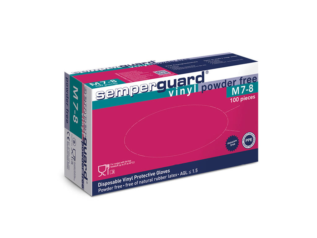 Vinyl gloves for semen collection