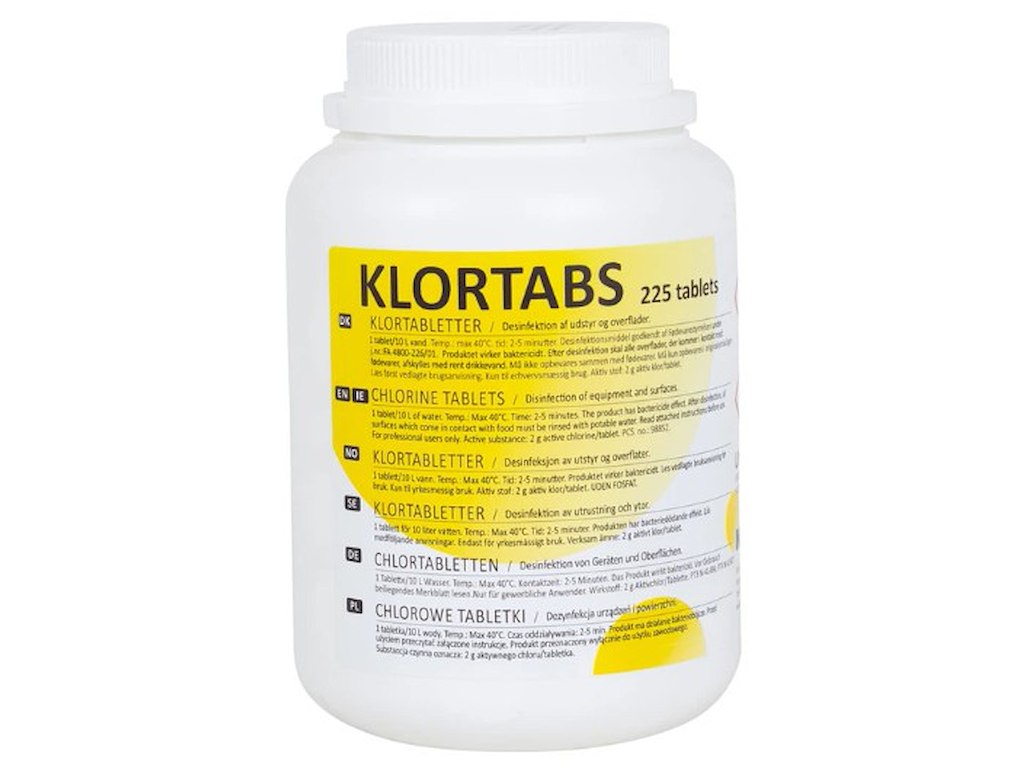 Chlorine tabs 225 pcs.