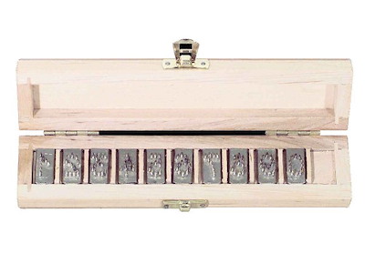 Set of Numbers  0-9 Font size 20 mm length 30 mm width 15 mm Height 4 mm