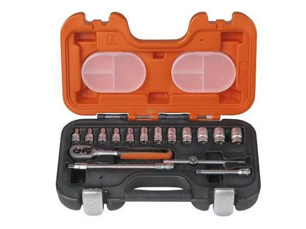 Bahco Topnøglesæt 1/4" 16 dele