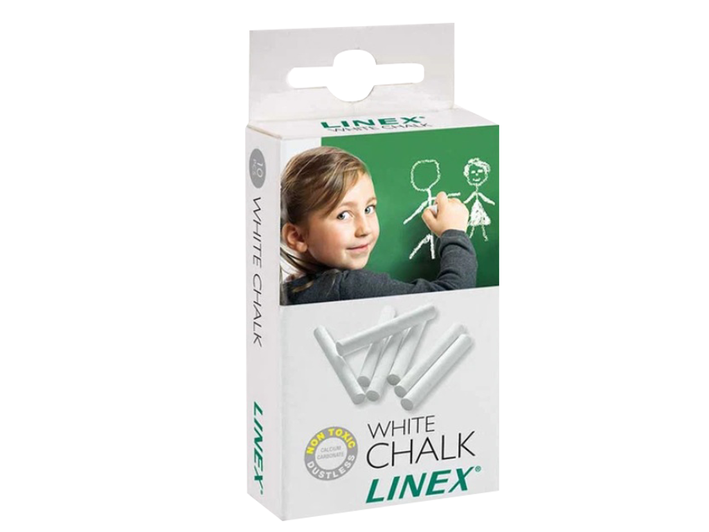 Black board chalk - package with 10 pcs.